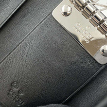 将图像加载到图库查看器中，GUCCI MicroGuccissima 6-Key Case Black150402 Leather
