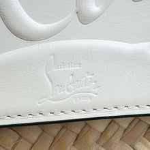 将图像加载到图库查看器中，Christian Louboutin Rubishore White/Natural1215220 Raffia Leather
