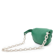 将图像加载到图库查看器中，Bottega Veneta The ChainPouch Shoulder Bag Green651445 Leather
