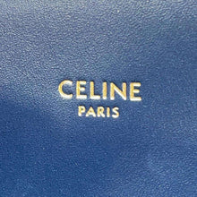 Load image into Gallery viewer, CELINE Vertical Cabas Beige/Navy192082DL4 Canvas Leather Size Small
