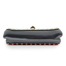 将图像加载到图库查看器中，Valentino Garavani Studded Shoulder Bag Gray/Red/Green/Pink Leather
