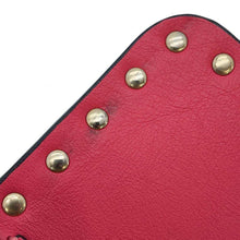 将图像加载到图库查看器中，Valentino Garavani Studded Shoulder Bag Gray/Red/Green/Pink Leather
