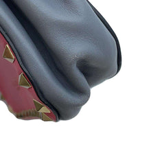 Load image into Gallery viewer, Valentino Garavani Studded Shoulder Bag Gray/Red/Green/Pink Leather
