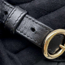 将图像加载到图库查看器中，CHANEL V Stitch ChainShoulder Black Leather
