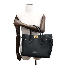 Load image into Gallery viewer, LOUIS VUITTON On My Side BlackM53826 Monogram・Tufftage Calf Leather Size MM
