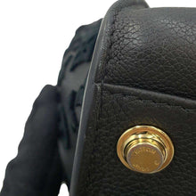 Load image into Gallery viewer, LOUIS VUITTON On My Side BlackM53826 Monogram・Tufftage Calf Leather Size MM
