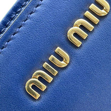 Load image into Gallery viewer, MIUMIU Tote Bag Blue Leather
