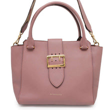 将图像加载到图库查看器中，BURBERRY 2wayHandbag Pink Leather
