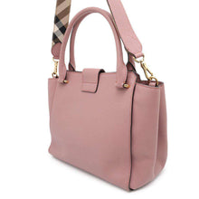 将图像加载到图库查看器中，BURBERRY 2wayHandbag Pink Leather
