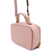 将图像加载到图库查看器中，Ferragamo Vara Ribbon 2way Bag Pink22 E004 Leather
