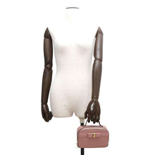 Load image into Gallery viewer, Ferragamo Vara Ribbon 2way Bag Pink22 E004 Leather
