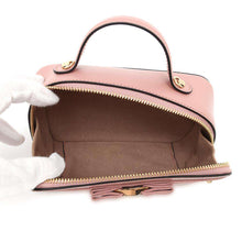 将图像加载到图库查看器中，Ferragamo Vara Ribbon 2way Bag Pink22 E004 Leather
