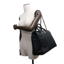 Load image into Gallery viewer, CHANEL French Viera Punching Chain Shoulder Black Leather
