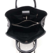 Load image into Gallery viewer, CHANEL French Viera Punching Chain Shoulder Black Leather
