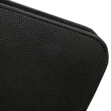 将图像加载到图库查看器中，SAINT LAURENT PARIS Studded Zip Around Long Wallet Black368953 Leather
