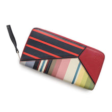 将图像加载到图库查看器中，LOEWE Puzzle Zip Around Long Wallet Multicolor115N79.F13 Calf Leather
