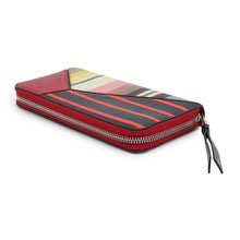 将图像加载到图库查看器中，LOEWE Puzzle Zip Around Long Wallet Multicolor115N79.F13 Calf Leather
