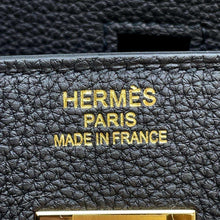 将图像加载到图库查看器中，HERMES Birkin Black Togo Leather Size 40
