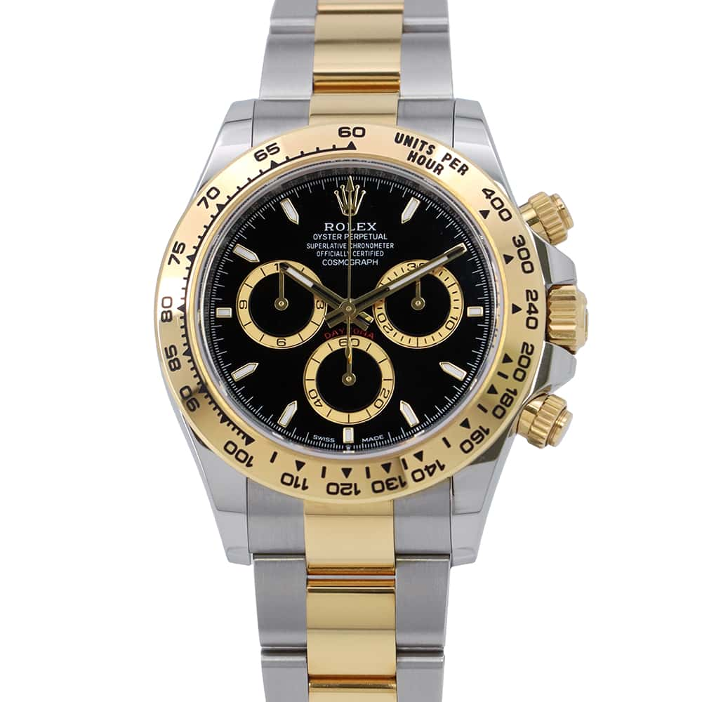 ROLEX Cosmograph Daytona W40mm Stainless Steel K18YG Black Dial126503