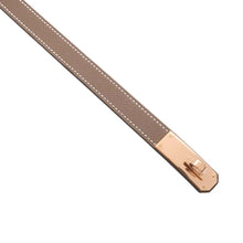 Load image into Gallery viewer, HERMES Kelly belt Etoupe Epsom
