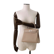 将图像加载到图库查看器中，HERMES Kelly Retourne Etoupe Togo Leather Size 25
