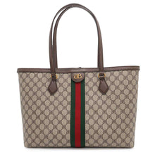 将图像加载到图库查看器中，GUCCI Gucci Collaboration The Hacker Project Tote Bag Beige/Brown680125 PVC Leather Size Medium
