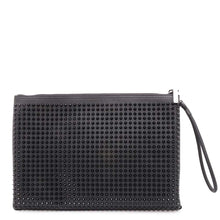 Load image into Gallery viewer, Christian Louboutin KALOUPOUCH Spike Studded Clutch Black1195035 Leather Studded
