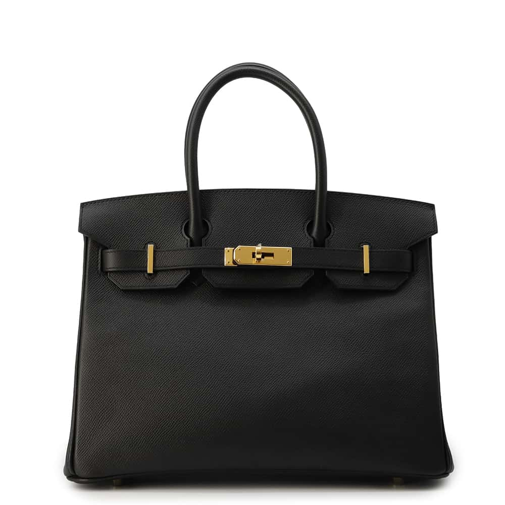 HERMES Birkin Black Epsom Size 30