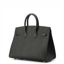 将图像加载到图库查看器中，HERMES Birkin Sellier Black Epsom Size 25
