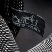 将图像加载到图库查看器中，HERMES Her Line Bassas Gray/Black Canvas Size GM
