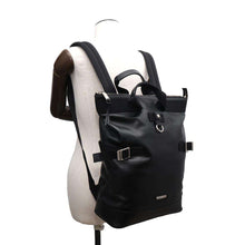 将图像加载到图库查看器中，SAINT LAURENT PARIS Rivington Race Convertible Backpack Black484172 Leather
