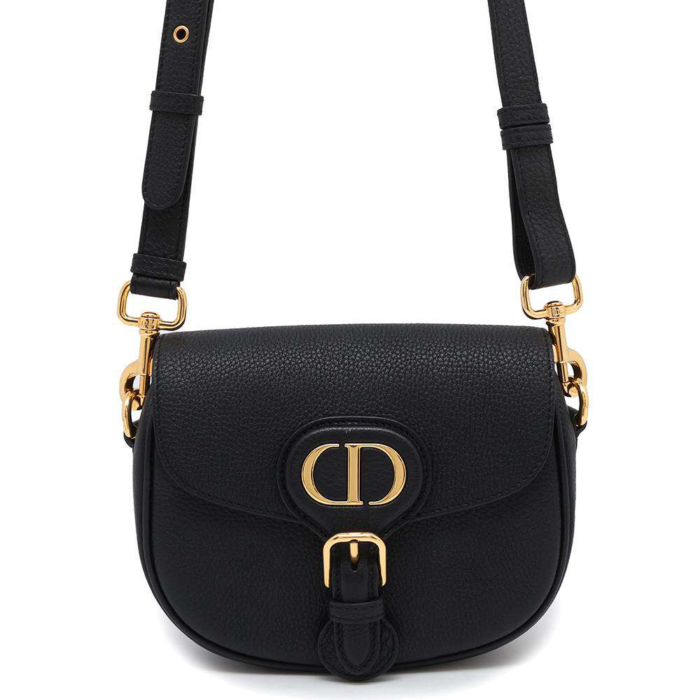 Dior Bobby Shoulder Bag BlackM9317UBBN Leather Size Small