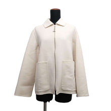 Load image into Gallery viewer, HERMES Chaine d&#39;Ancre Blouson Jacket Size 34 Ivory Cashmere
