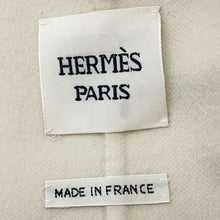 Load image into Gallery viewer, HERMES Chaine d&#39;Ancre Blouson Jacket Size 34 Ivory Cashmere
