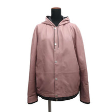 Load image into Gallery viewer, HERMES Reversible Blouson Parka Size 48 Pink/Gray Leather Nylon80% Polyurethane20%
