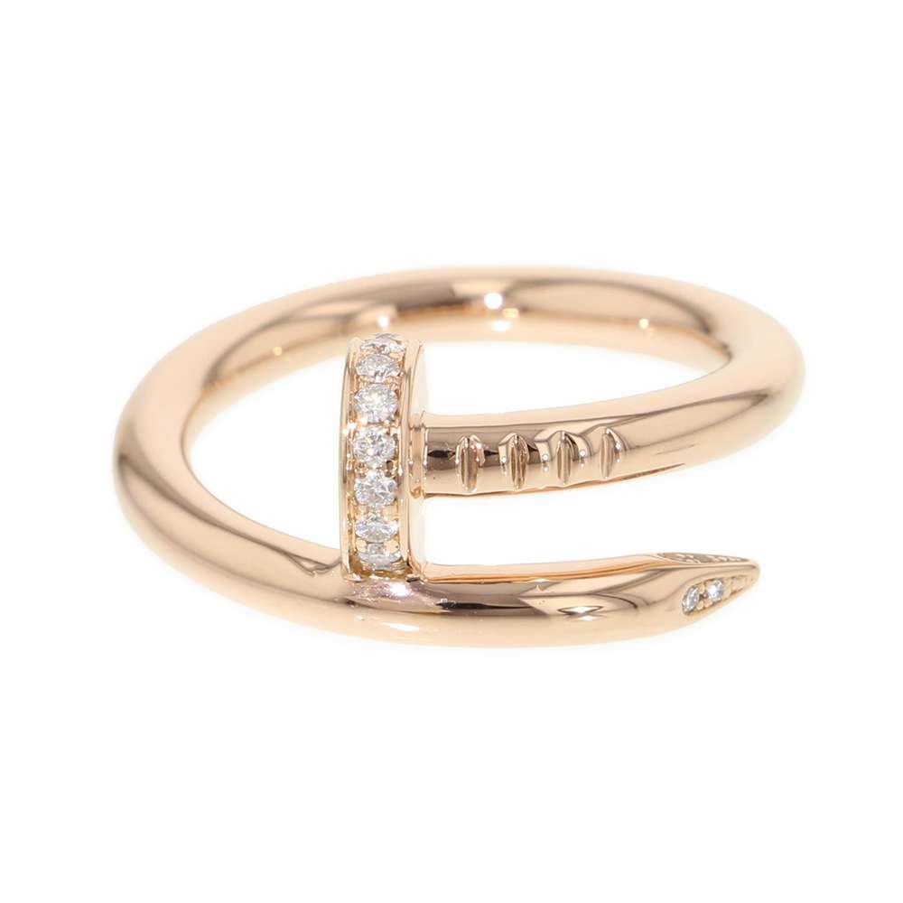 CARTIER Juste Un Clou Ring Classic Model Diamond Size 52/#12B4094852/B4094800 18K Pink Gold