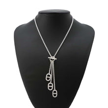 Load image into Gallery viewer, HERMES Parade Chaine d&#39;Ancre Necklace Size PM SV925
