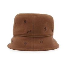 Load image into Gallery viewer, HERMES Debbie Bag Charm Bucket Hat Size 58 Brown Cashmere100%
