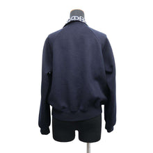 将图像加载到图库查看器中，HERMES Chaine d&#39;Ancre Reversible Bomber Jacket Size 34 Navy/Gray Wool 100%
