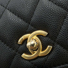 Load image into Gallery viewer, CHANEL Matelasse phone case BlackAP1262 Caviar Leather
