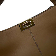 Load image into Gallery viewer, FENDI Peekaboo X-Lite Brown8BN310 Leather Size Medium
