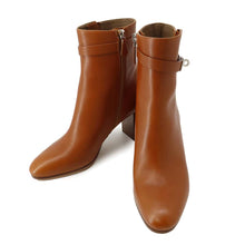 Load image into Gallery viewer, HERMES Saint Germain Boots Brown Calf Leather Size 39 1/2
