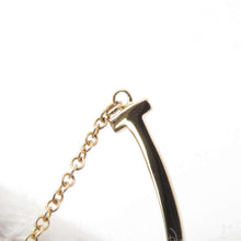 Load image into Gallery viewer, TIFFANY&amp;Co. T Smile Necklace Size Small60011679 18K Yellow Gold
