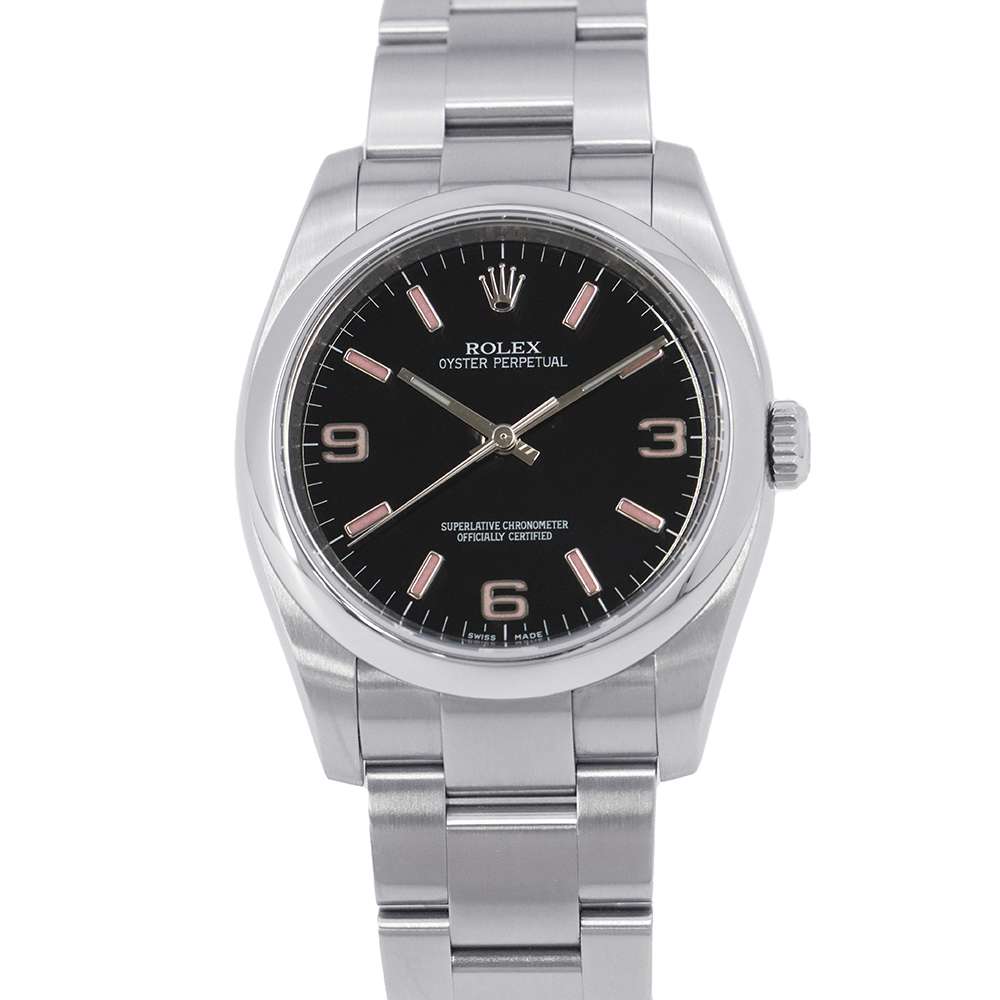 ROLEX Oyster Perpetual W36mm Stainless Steel Black Dial116000