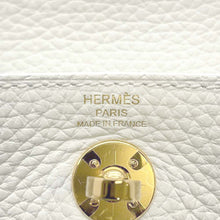 Load image into Gallery viewer, HERMES Lindy New White Taurillon Clemence Size Mini
