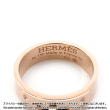 将图像加载到图库查看器中，HERMES Kelly PM Ring Size 50/#10 18K Pink Gold
