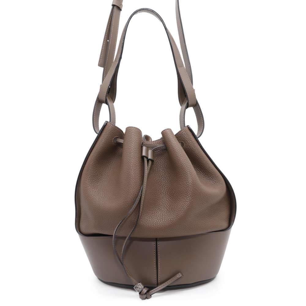 LOEWE Balloon shoulder bag Brown Leather