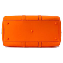 将图像加载到图库查看器中，GUCCI GG rubber effect Duffle Bag Bright Orange771235 GG Rubber Effect Size Medium
