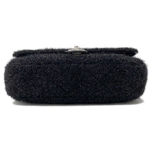 将图像加载到图库查看器中，CHANEL Matelasse ChainShoulder Bag Pool Toe Glitter BlackA91984 Lambskin Mix Fiber Size 25
