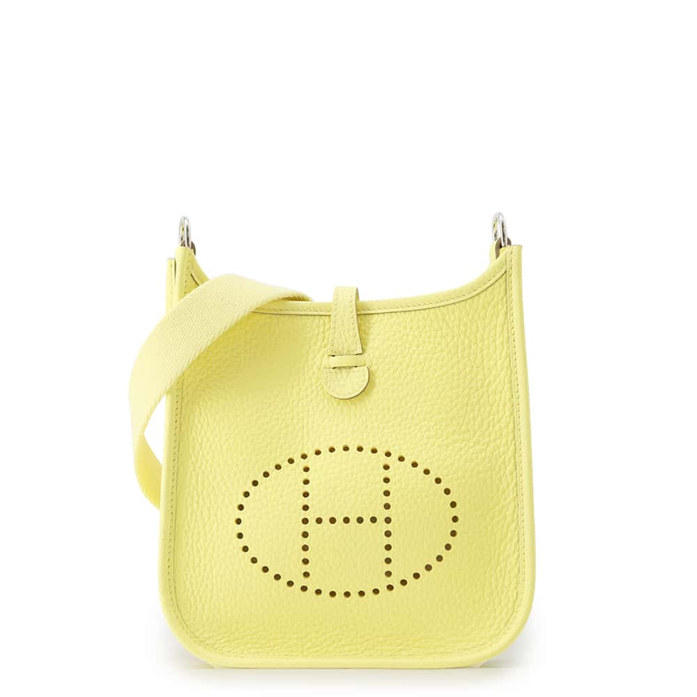 HERMES Evelyne Limoncello Taurillon Clemence Size TPM